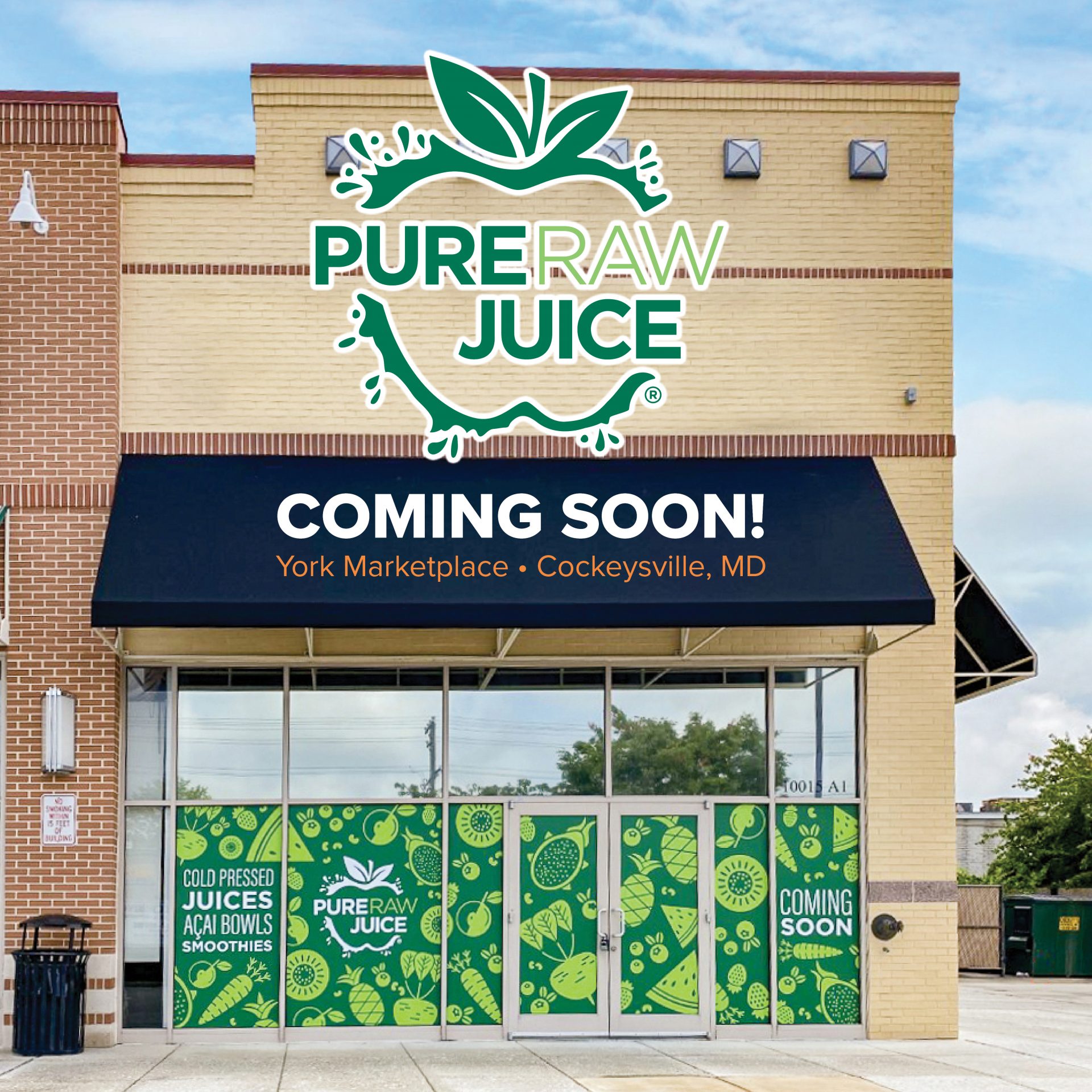 Pure Raw Juice is coming soon to York Marketplace in Cockeysville!