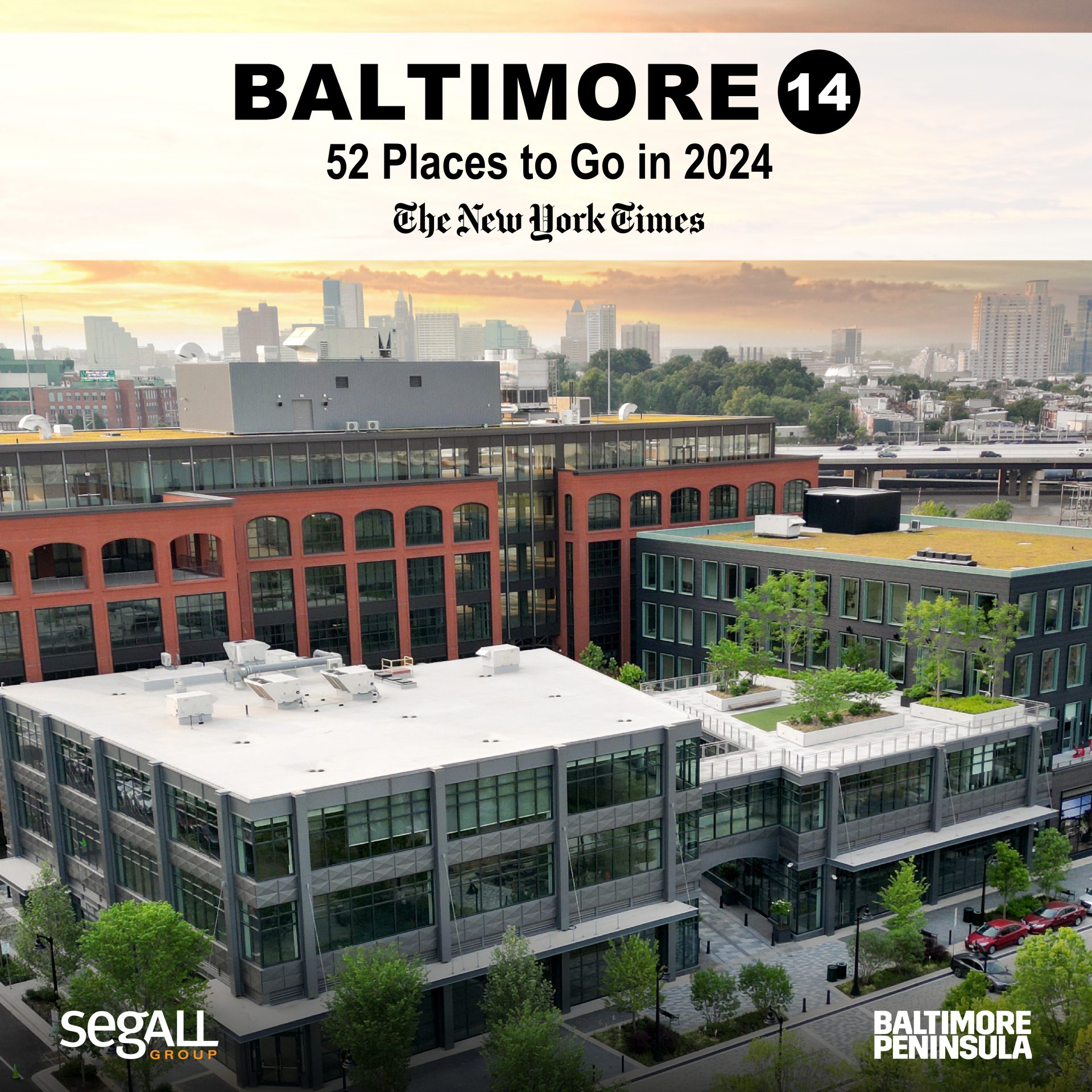 The New York Times has deemed Baltimore #14 of the 52 Places to Go in 2024!